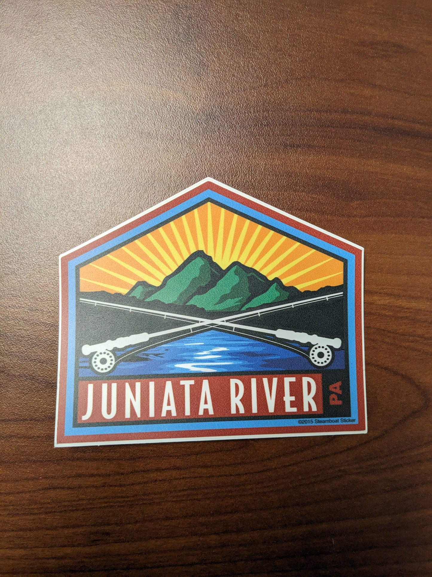 Juniata River Fishing Sticker