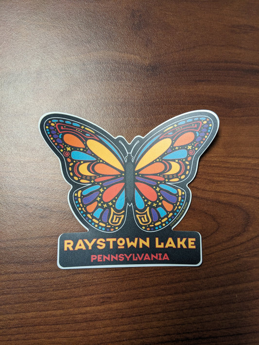 Raystown Lake Butterfly Sticker